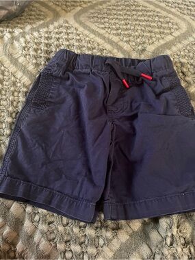 Polo by Ralph Lauren Navy Drawstring Shorts with Red Tips Boys Size 5